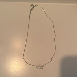 Kendra Scott Elisa Necklace gold and white